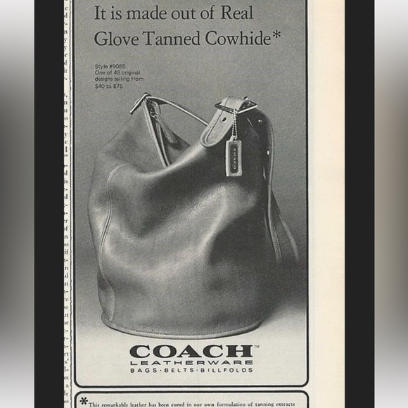 Vintage Coach Bucket Bag - Picture 1 of 13